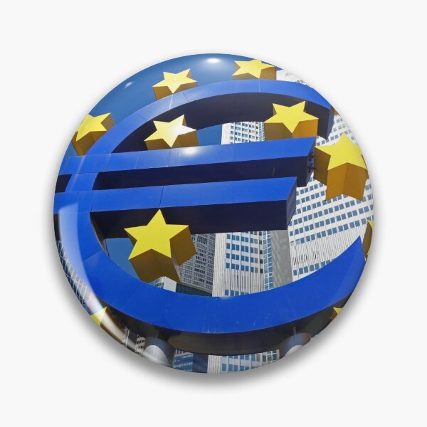 Artikelvorschau, Euro-Symbol vor dem Gebäude der EZB, Frankfurt entworfen und verkauft von Torsten Krüger.