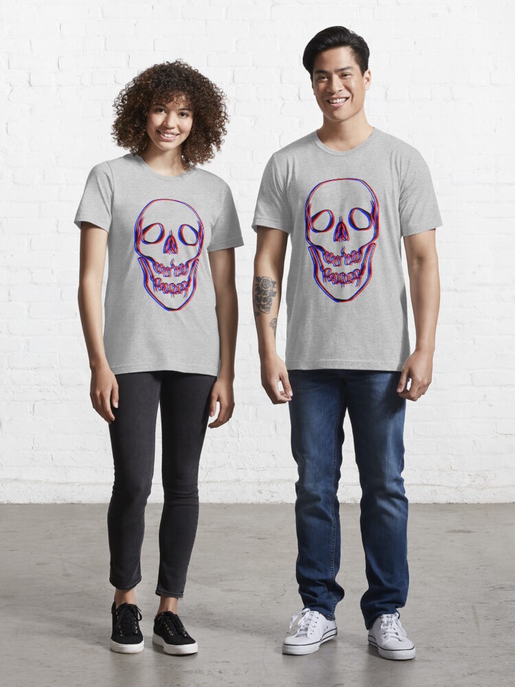 3D-effect Skull | Essential T-Shirt