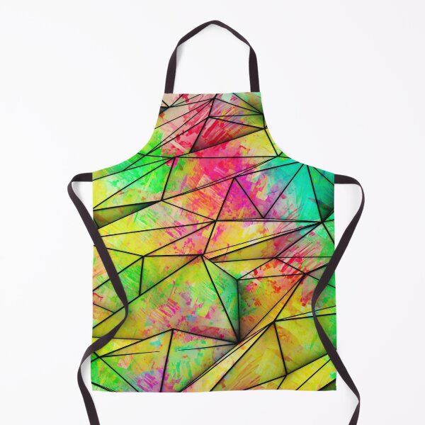 Item preview, Abstract multicolor triangles geometric trendy pattern designed and sold by cutecrazytshirt.