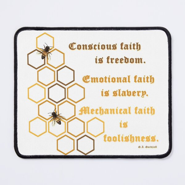 Item preview, Gurdjieff on freedom designed and sold by WanderingGraha.