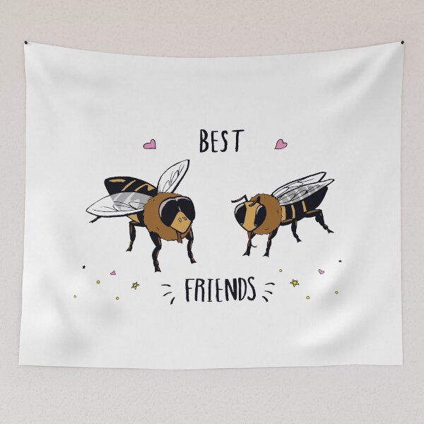 Item preview, Bee and hoverfly Best friends designed and sold by MG-ArtShop.