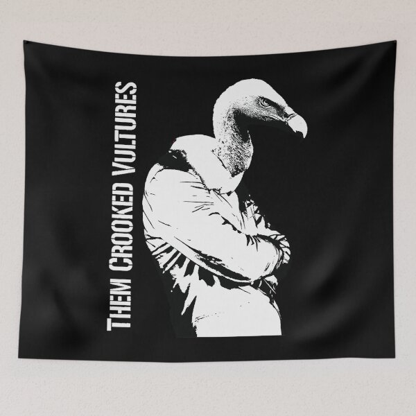 Item preview, Them Crooked Vulture T-Shirt queen of the stone age Poster qotsa designed and sold by willieevans.