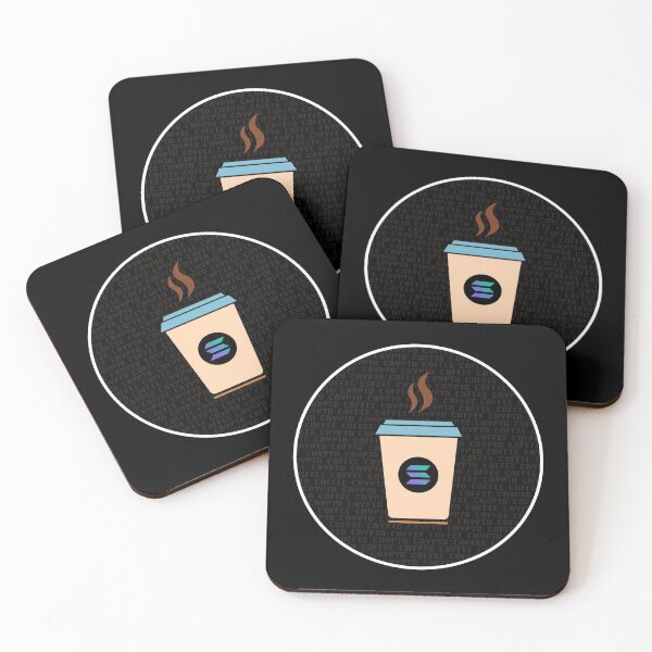 Item preview, Crypto&Coffee, Solana designed and sold by UpNorthArts.