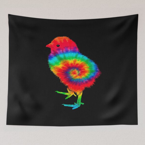 Item preview, Tie Dye Hippy Chick Women's Kids Chicken Farm Animal Granola Girl designed and sold by PortageBay.