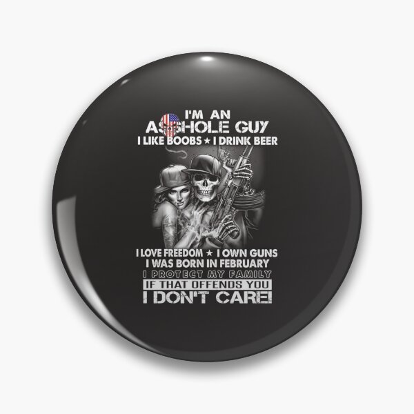 Item preview, 1-3 I_m an asshole guy i like boobs i drink beer i protect my family if that deffends you i don designed and sold by EclectricDesign.