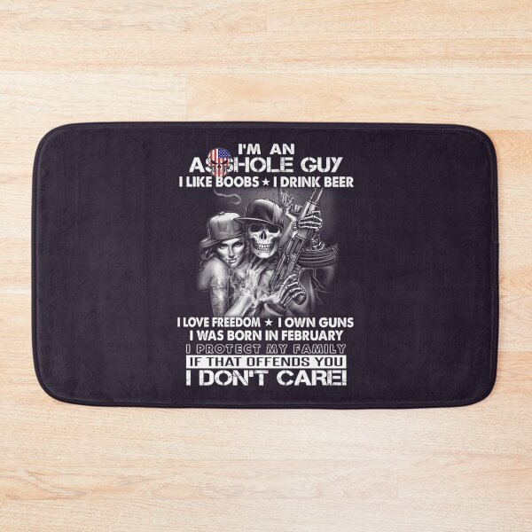 Item preview, 1-3 I_m an asshole guy i like boobs i drink beer i protect my family if that deffends you i don designed and sold by EclectricDesign.