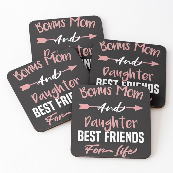 Item preview, Bonus Mom and Daughter Best Friends for Life,bonus mom Fitted Scoop  designed and sold by EclectricDesign.