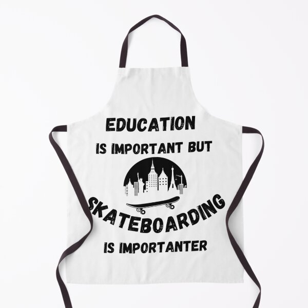 Item preview, Education Is Important But Skateboarding Is Importanter City designed and sold by LuckyKermit.