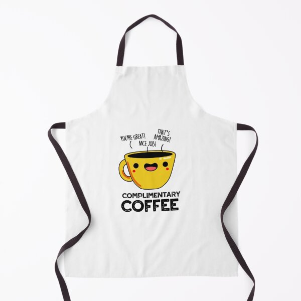 Item preview, Complimentary Coffee Funny Coffee Puns  designed and sold by punnybone.