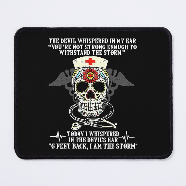 Item preview, 6 Feet Back, I Am The Storm, Cool Saying For Nurse designed and sold by GonzaloBugarin.