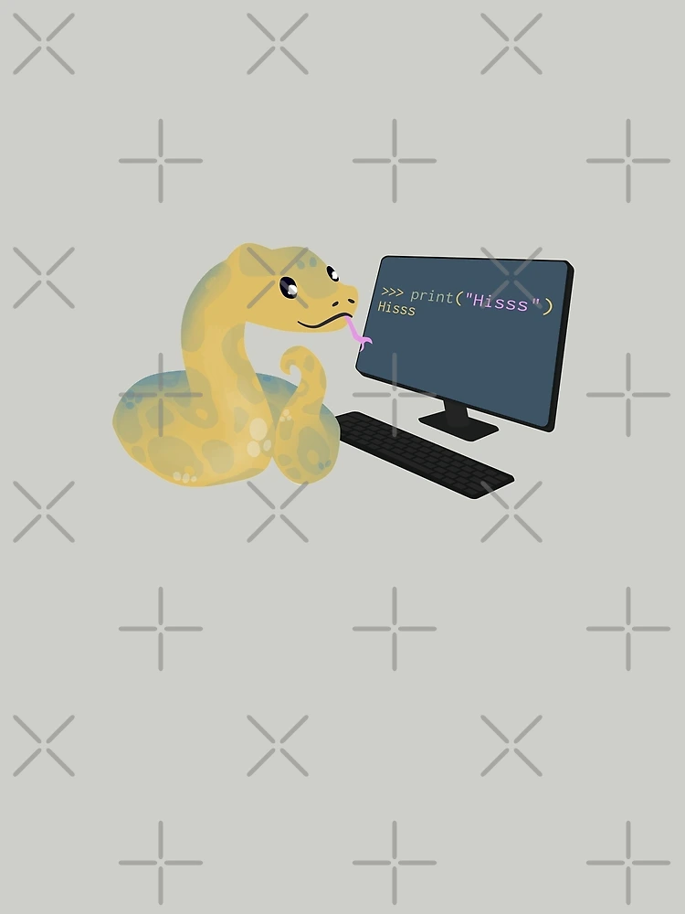 Thumbnail 4 of 4, Graphic T-Shirt, Python learns python designed and sold by visualizards.