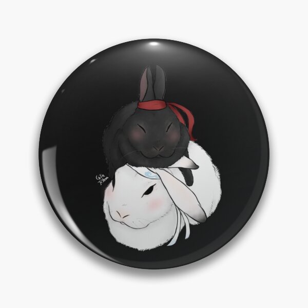 Item preview, wang xian bunnies Sticker designed and sold by TatjanaSub.
