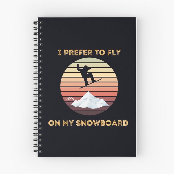 Item preview, I PREFER TO FLY ON MY SNOWBOARD designed and sold by wildlittlefan.