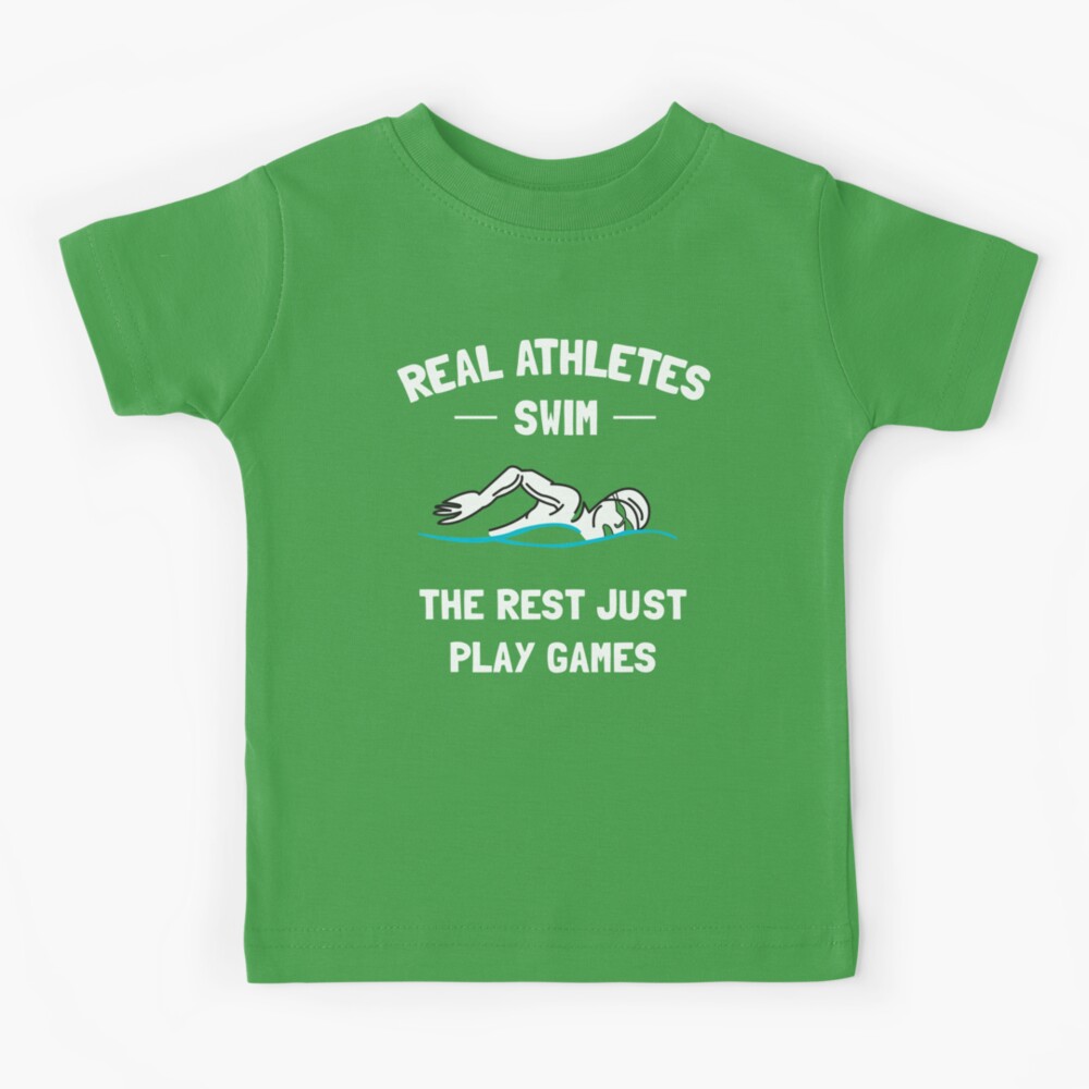 Funny Swimmer Kids T-Shirts for Sale