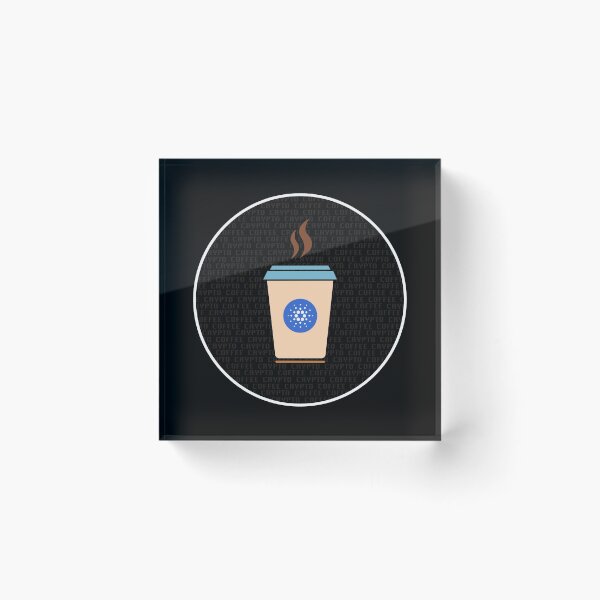 Item preview, Crypto&Coffee, Cardano designed and sold by UpNorthArts.