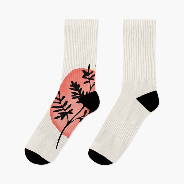 Item preview, Minimal design coral watercolor shape plant  designed and sold by Milatoo.