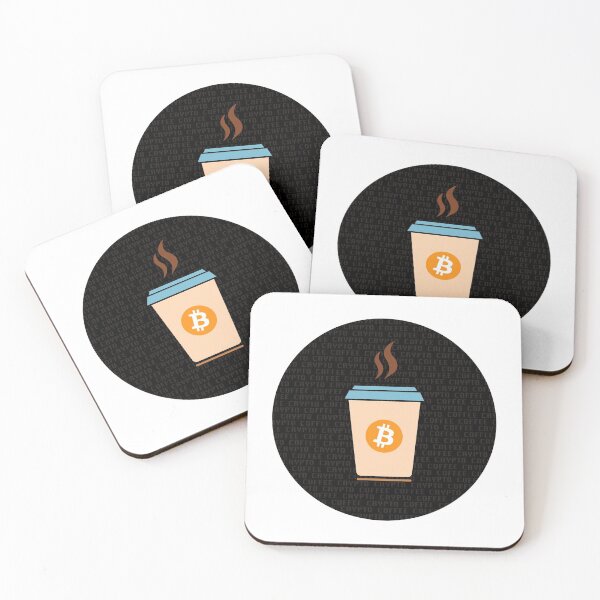 Item preview, Crypto&Coffee, Bitcoin designed and sold by UpNorthArts.