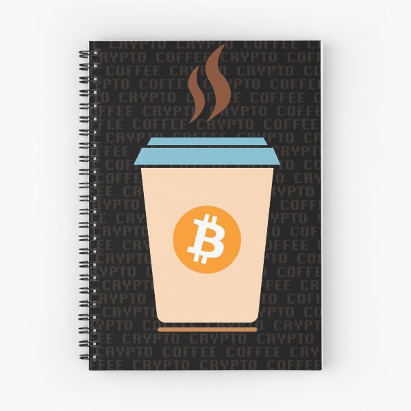 Item preview, Crypto&Coffee, Bitcoin designed and sold by UpNorthArts.