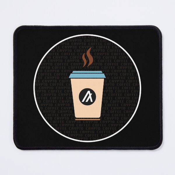 Item preview, Crypto&Coffee, Algorand designed and sold by UpNorthArts.