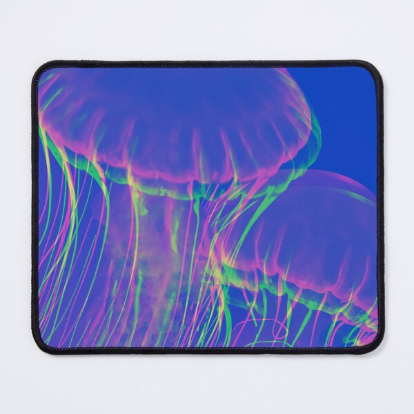 Item preview, Jellyfish art poster textures sea life sea designed and sold by Tropical Blood.