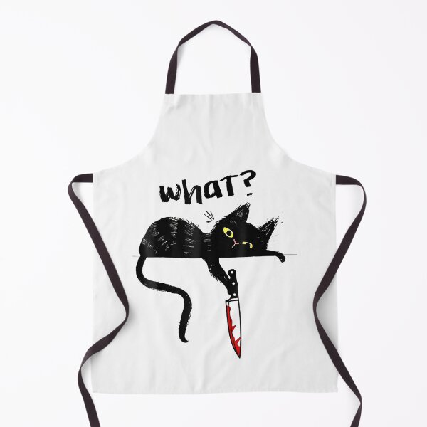 Item preview, Cats What Funny Blacks Cats, Murderous Cats With Knife T-Shirt designed and sold by shop   luisant.