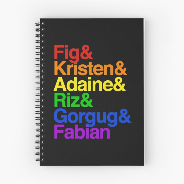 Item preview, Fantasy High Bad Kids Rainbow Helvetica Names designed and sold by Geekendd.