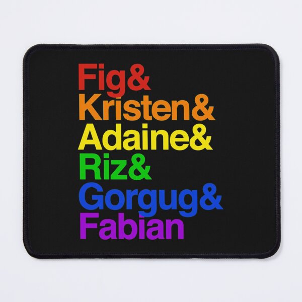 Item preview, Fantasy High Bad Kids Rainbow Helvetica Names   designed and sold by Geekendd.