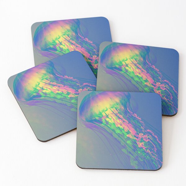 Item preview, Jellyfish art sea life beach ocean  designed and sold by Tropical Blood.