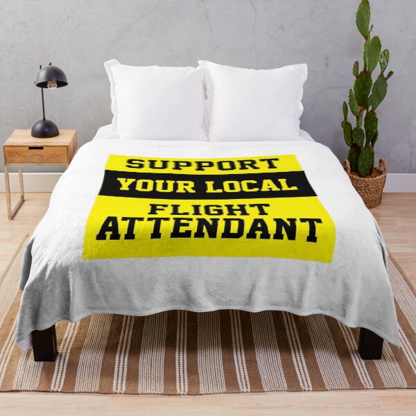 Item preview, Support Your Local Flight Attendant  designed and sold by Yay Design.