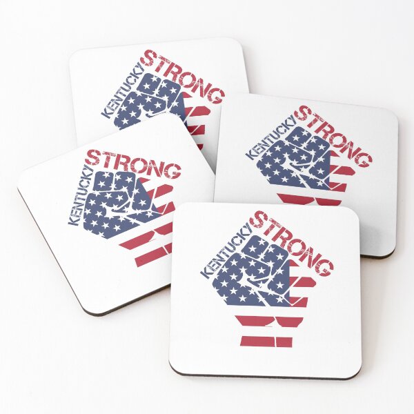 Item preview, Kentucky Strong, I love Kentucky American flag, USA flag, For White Color   designed and sold by KittySSmith.