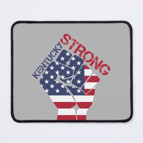 Item preview, Kentucky Strong, I love Kentucky American flag, USA flag, For White Color designed and sold by KittySSmith.