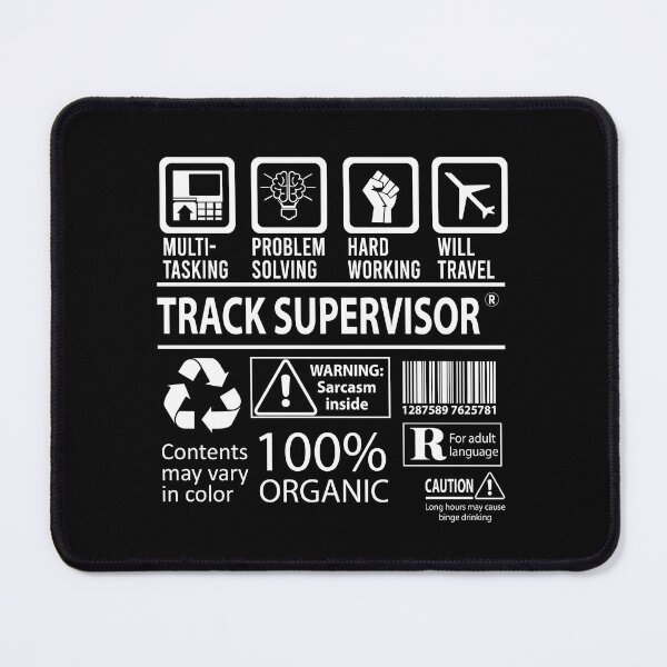 Item preview, Track Supervisor T Shirt - MultiTasking Certified Job Gift Item Tee designed and sold by sabinacsnm.