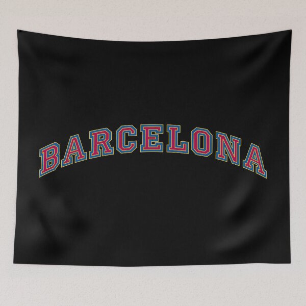 Item preview, Barcelona Varsity Spellout designed and sold by redoARTstore.