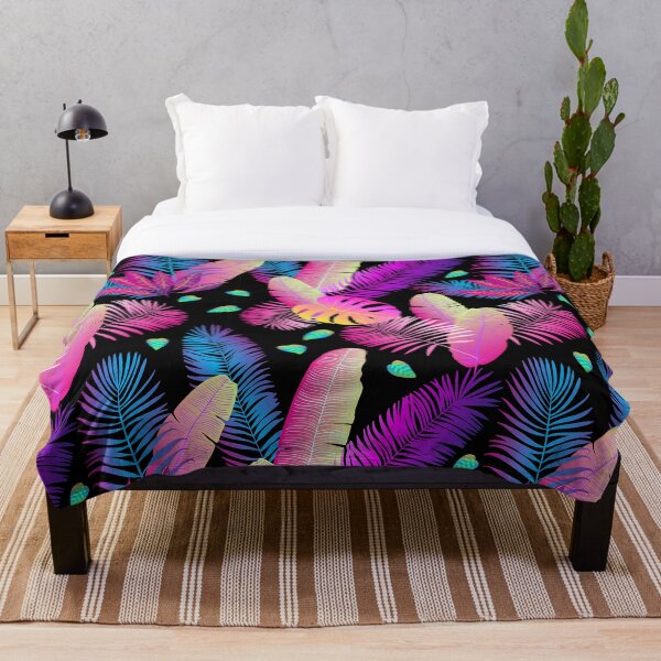 Item preview, Neon tropical leaves designed and sold by IrinaVaneeva.