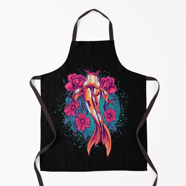 Item preview, A Beautiful Koi Fish With Flowers designed and sold by LilysGoodies.