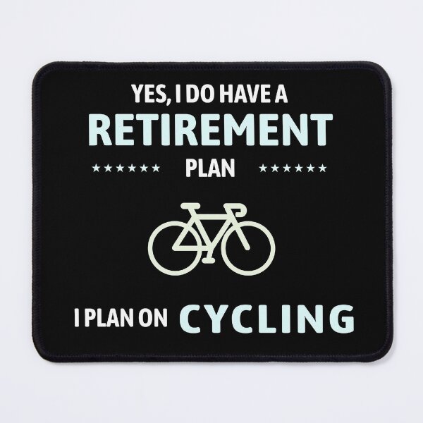 Item preview, Cyling Bicycle Cyclist Biking Retirement Funny designed and sold by TastefulTees.