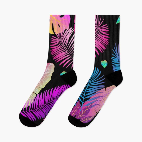 Item preview, Neon tropical leaves designed and sold by IrinaVaneeva.