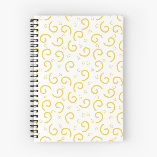 Item preview, Yellow curl pattern designed and sold by Tanya Mihe.