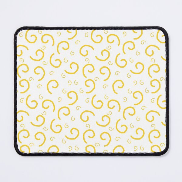 Item preview, Yellow curl pattern designed and sold by Tanya Mihe.