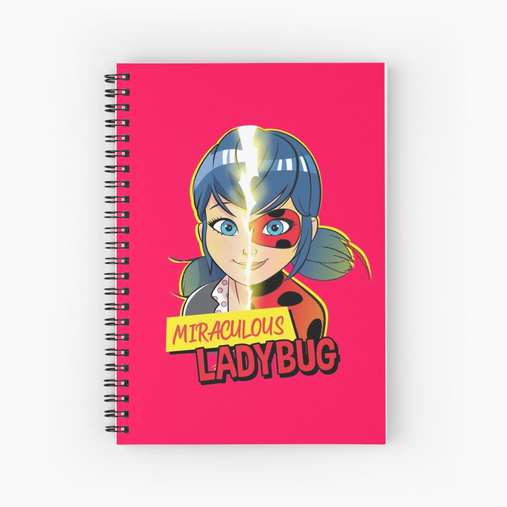 Miraculous Ladybug - Cat Noir Badge | Spiral Notebook