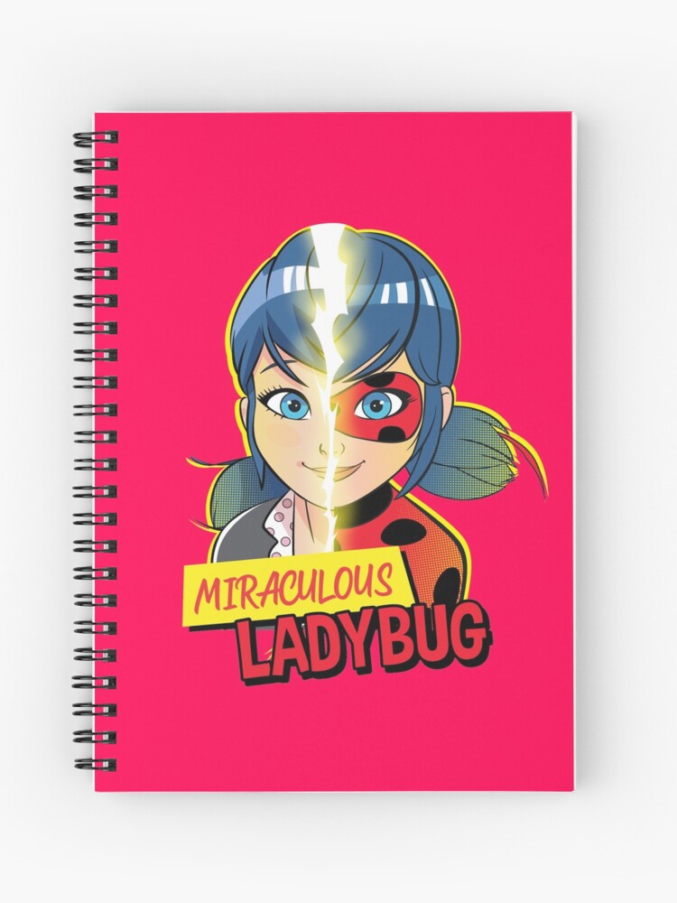 Cuaderno de espiral «Miraculous Ladybug - Marinette & Ladybug  Transformation» de MiraculousStore | Redbubble