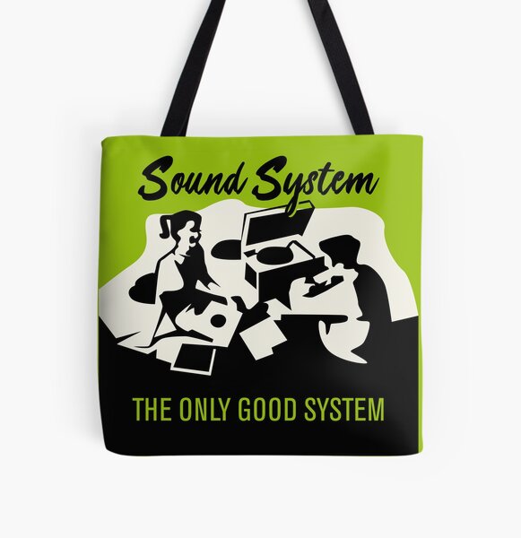 Details about   Music Tote Bag The Only Good System Is A Soundsystem Song Remix Speakers 