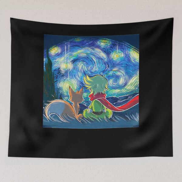 Item preview, Vintage Illustration - Night Oil Of A Picture Starry Sky Idol Gift Fot You designed and sold by Jorgeconnelly.