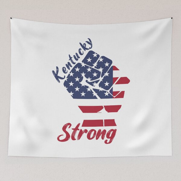 Item preview, Kentucky Strong, I love Kentucky American flag, USA flag, For White Color, Free Hand Font  designed and sold by KittySSmith.
