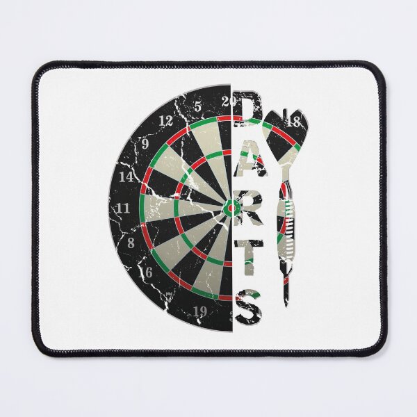 Item preview, Darts Dartboard Typography Cracked designed and sold by OmmeDesigns.