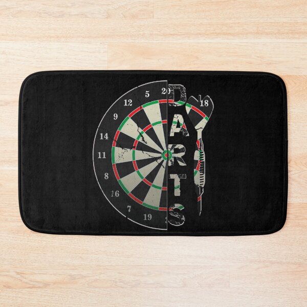 Item preview, Darts Dartboard Typography Cracked designed and sold by OmmeDesigns.