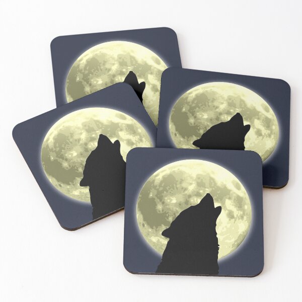 Item preview, Wolf howling at the moon designed and sold by AmonRa16.