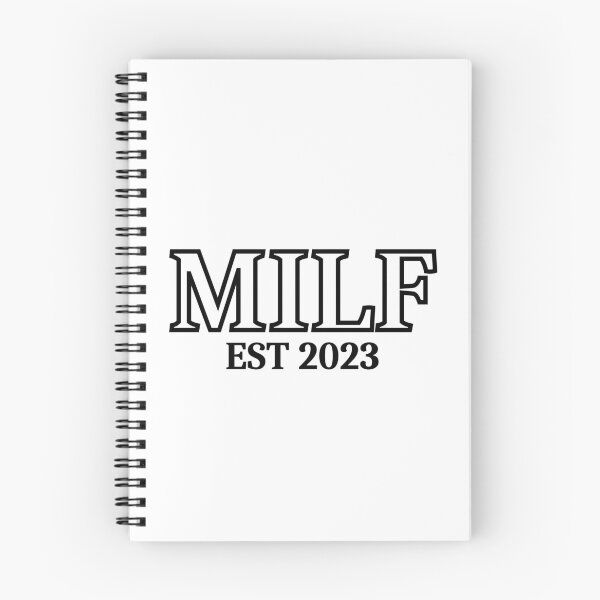 Item preview, MILF est 2023 (black text) - Mothers Day gift for current and future Moms designed and sold by CaitU.