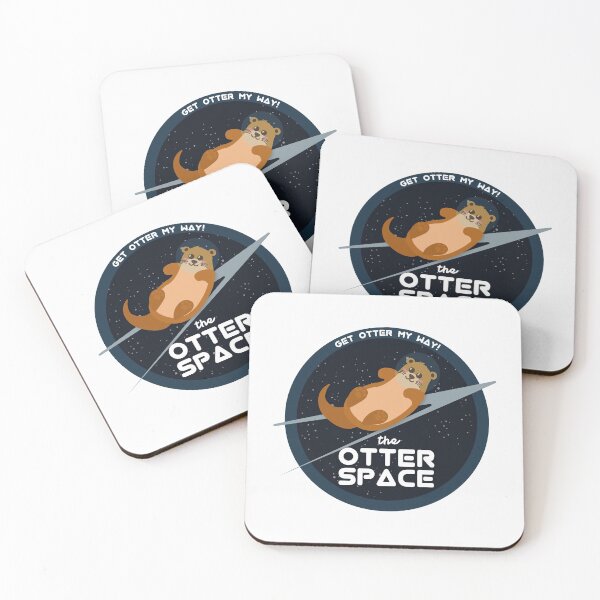 Item preview, The Otter Space Patch | Funny Gift Ideas | Puns Jokes designed and sold by Fluffy-Vectors.