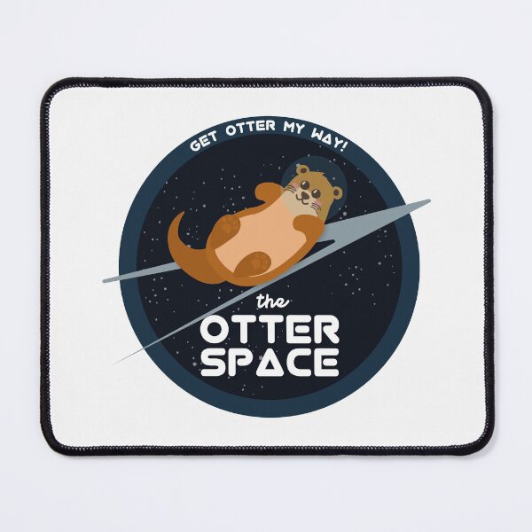 Item preview, The Otter Space Patch | Funny Gift Ideas | Puns Jokes designed and sold by Fluffy-Vectors.